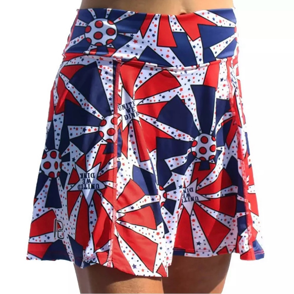 Pickleball Bella United We Dink A-Line Skort, size S (2)